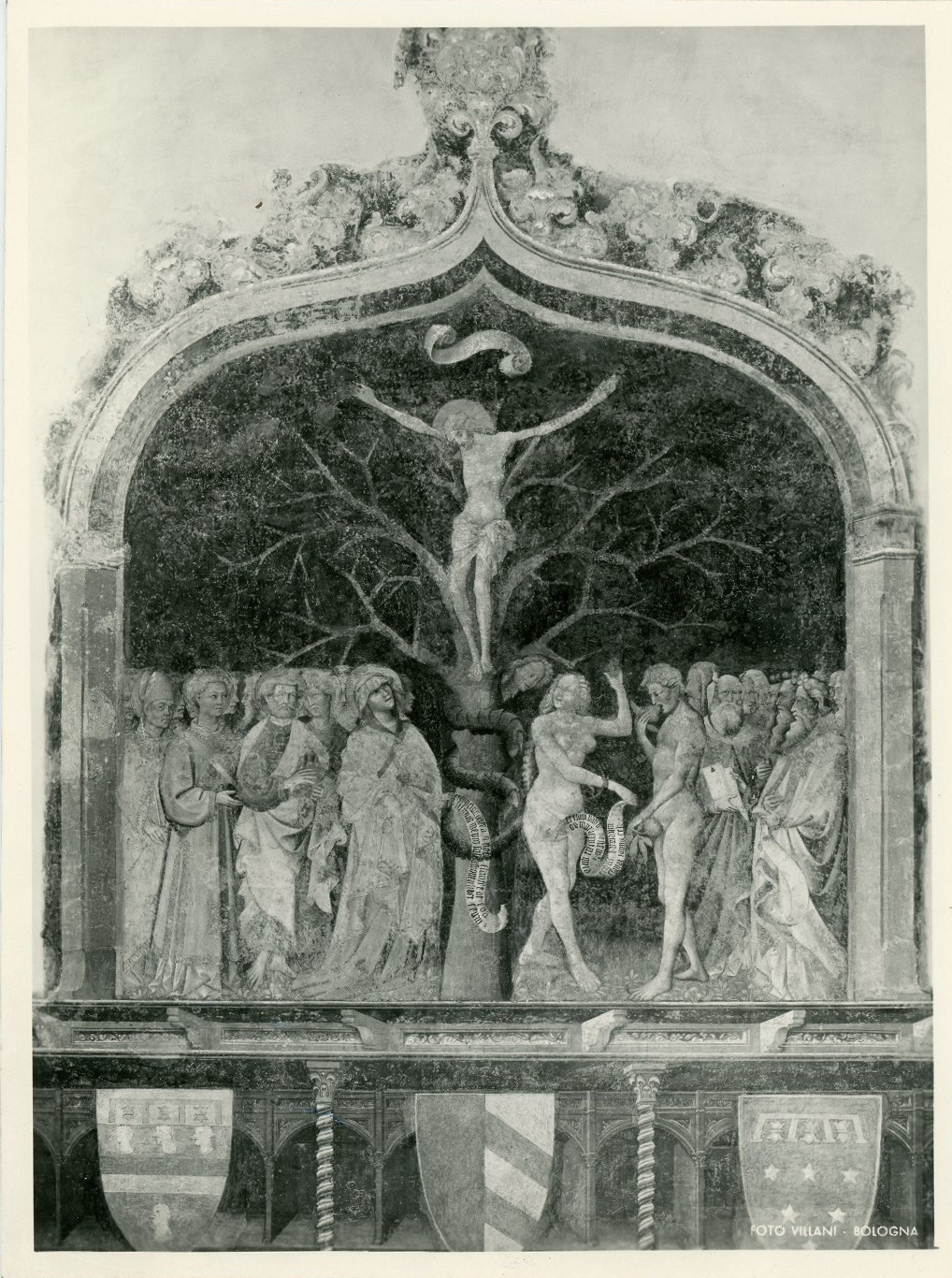 Italia - Emilia Romagna - Bologna - Basilica di San Petronio - Cappella di Sant'Abbondio - Allegoria della Redenzione dal peccato originale (positivo) di A. Villani & Figli (ditta) (XX)