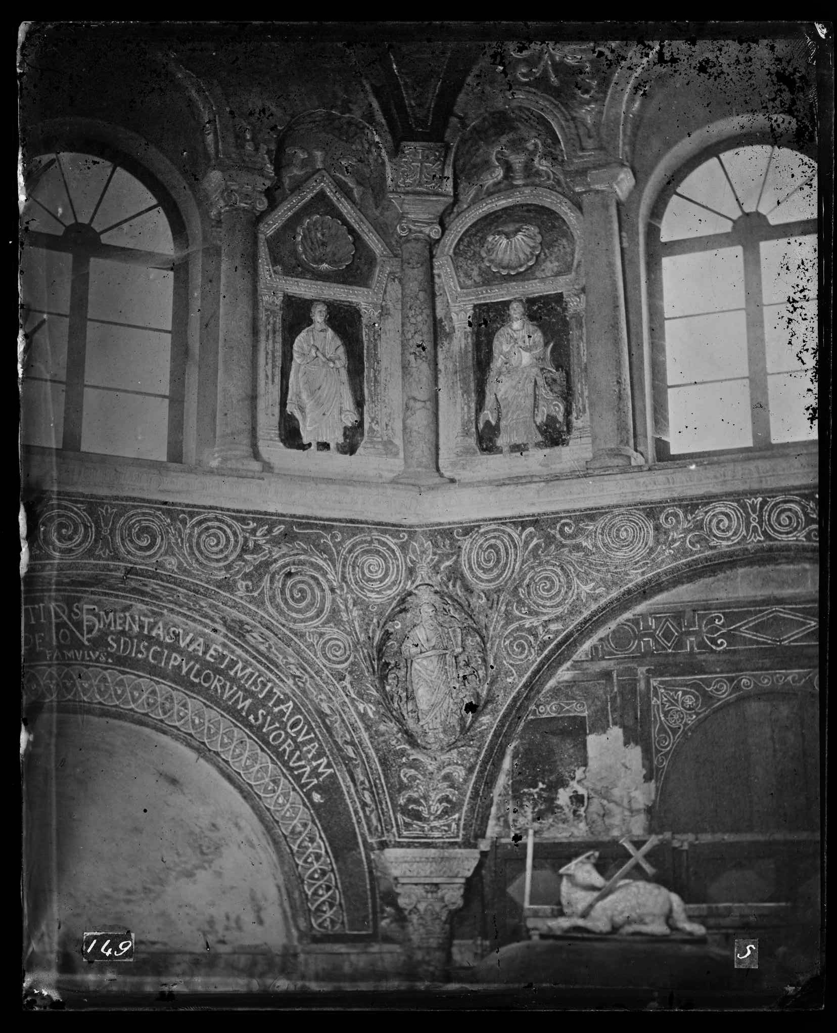 Emilia Romagna - Ravenna - Complessi monumentali - Cattedrale della Risurrezione di Nostro Signore Gesù Cristo - Battistero Neoniano <Battistero degli Ortodossi> (negativo) di Ricci, Luigi (XIX)