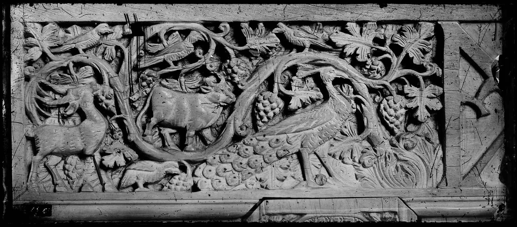 Emilia Romagna - Ravenna - Complessi museali - Museo Arcivescovile - Cattedra di Massimiano (negativo) di Ricci, Luigi - manifattura costantinopolitana (XIX)