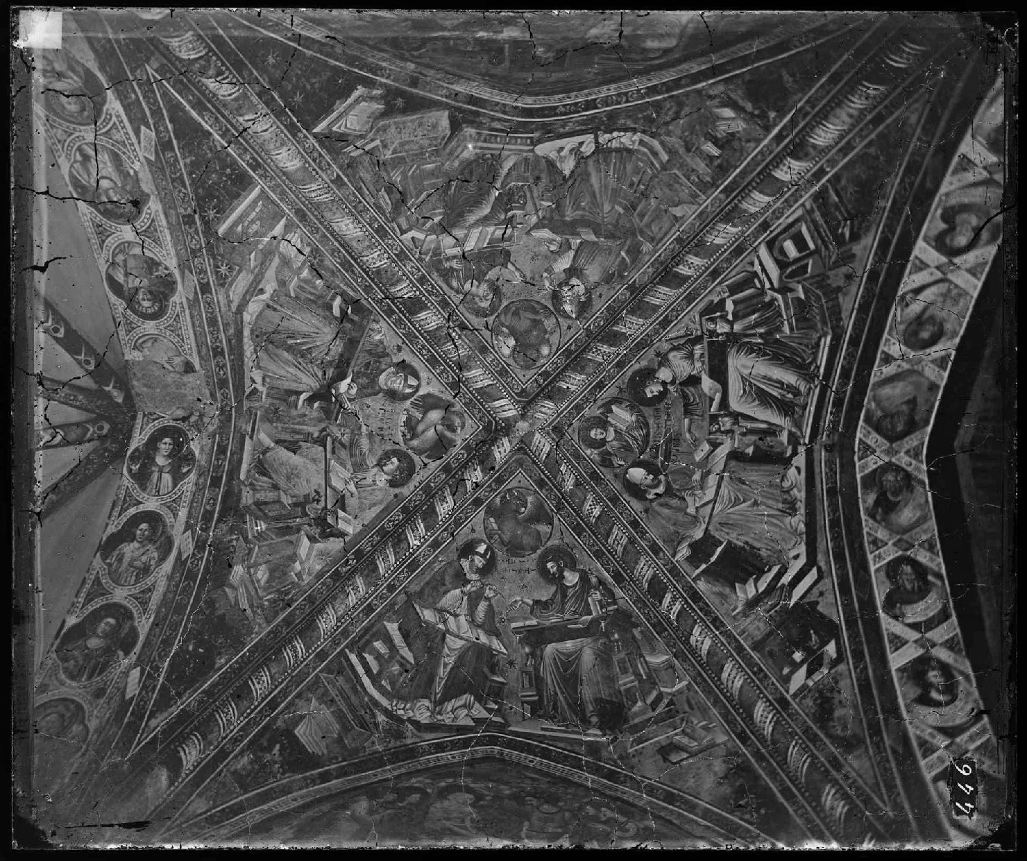 Architettura religiosa - Chiese - Interni (negativo) di Ricci, Luigi (XIX)