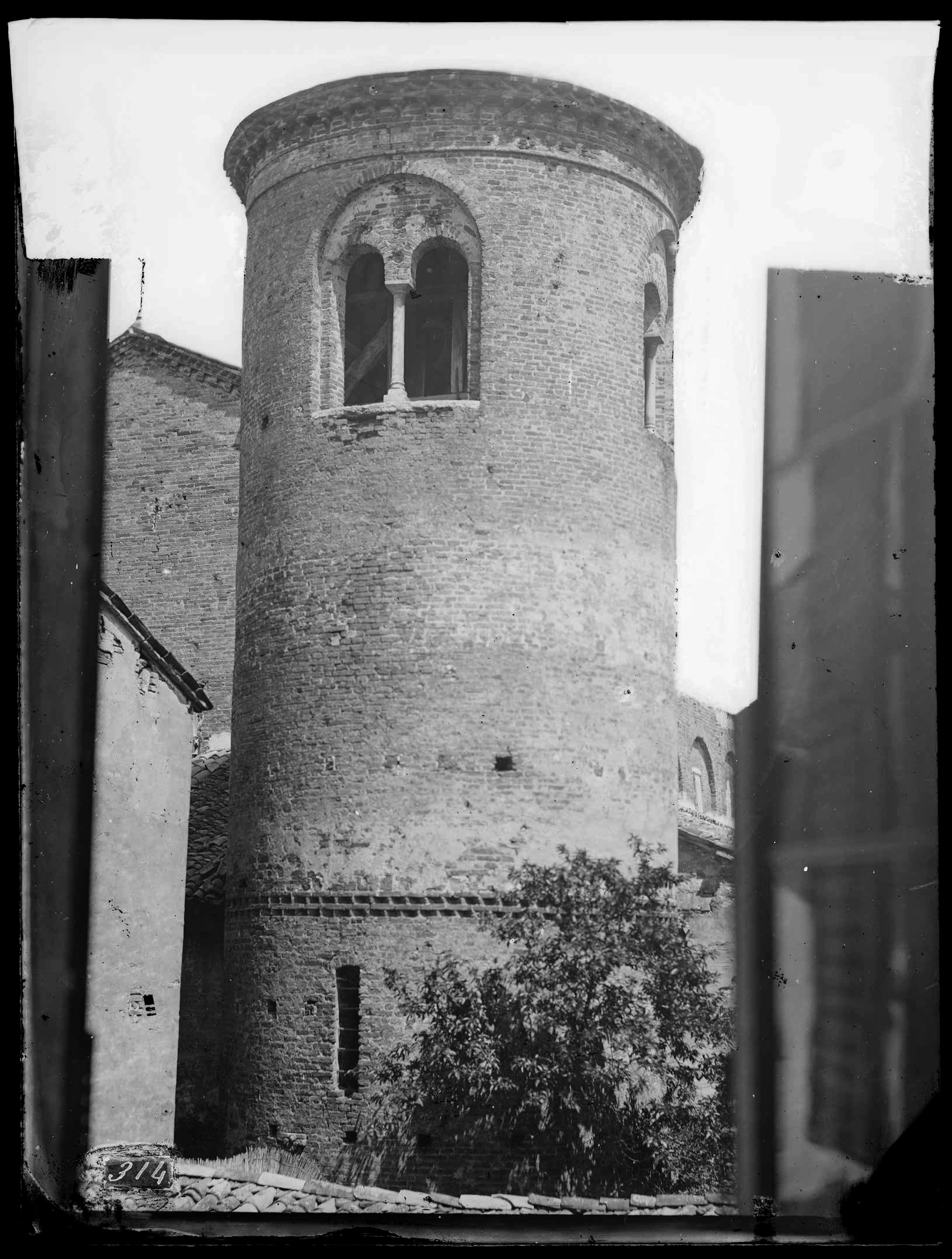 Architettura sacra - Chiese - Basiliche - Campanili (negativo) di Ricci, Luigi (XIX)