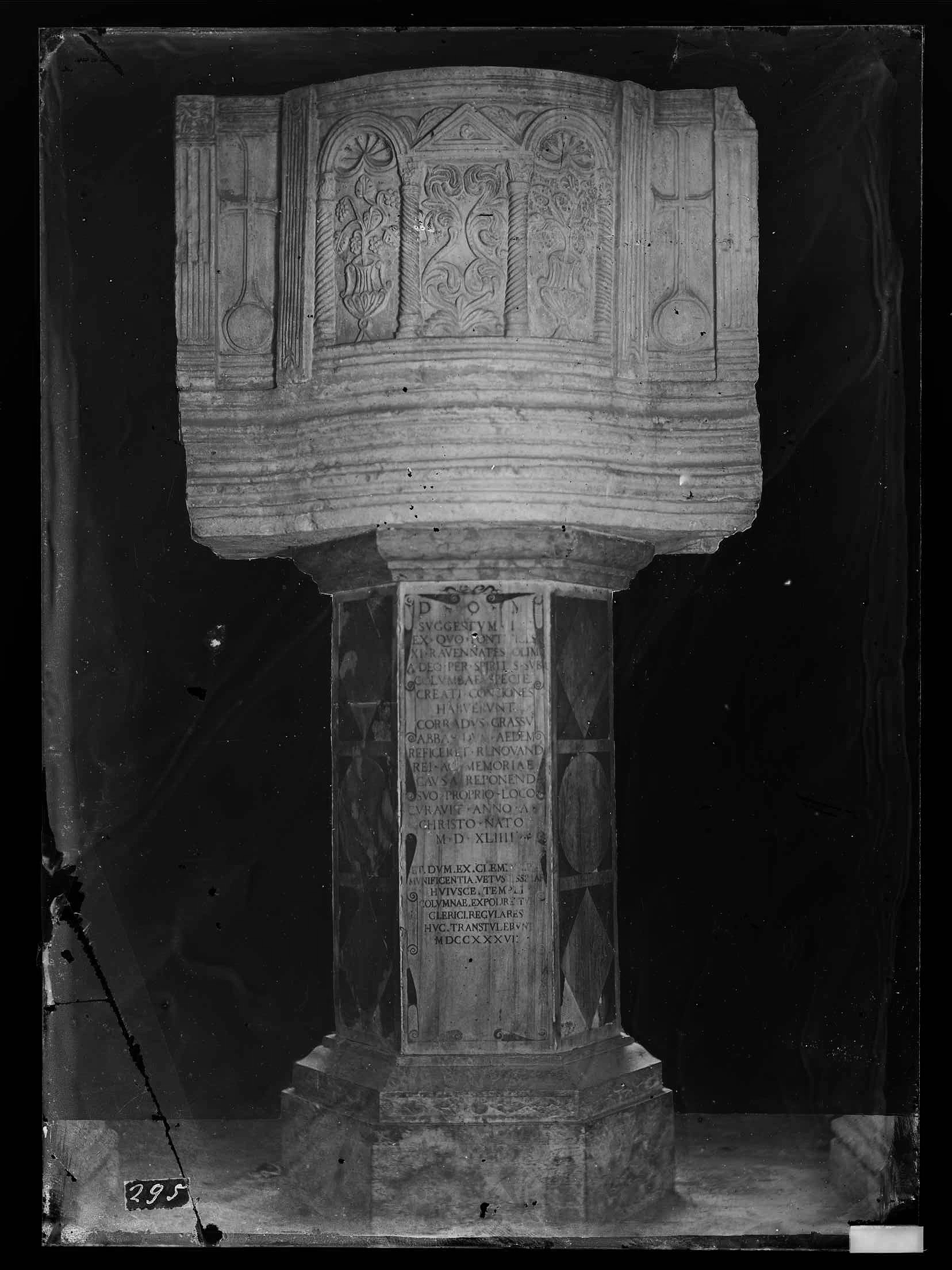 Italia - Emilia-Romagna - Ravenna - Basilica dello Spirito Santo <Anastasis Gothorum, già San Teodoro> (negativo) di Ricci, Luigi (XIX)