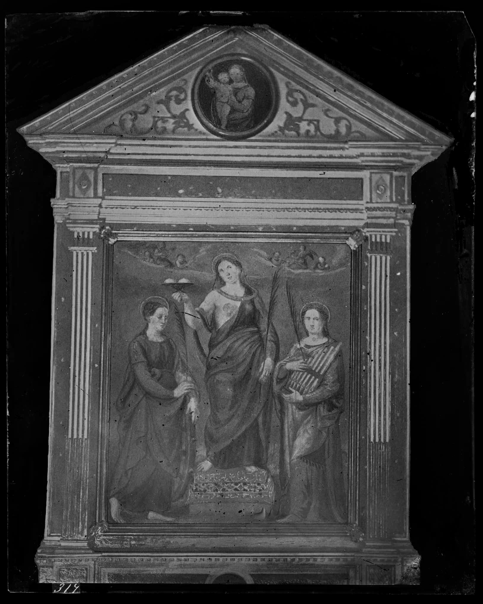 Italia - Emilia-Romagna - Ravenna - Basilica di Sant'Agata Maggiore (negativo) di Ricci, Luigi, Longhi, Luca (XIX)