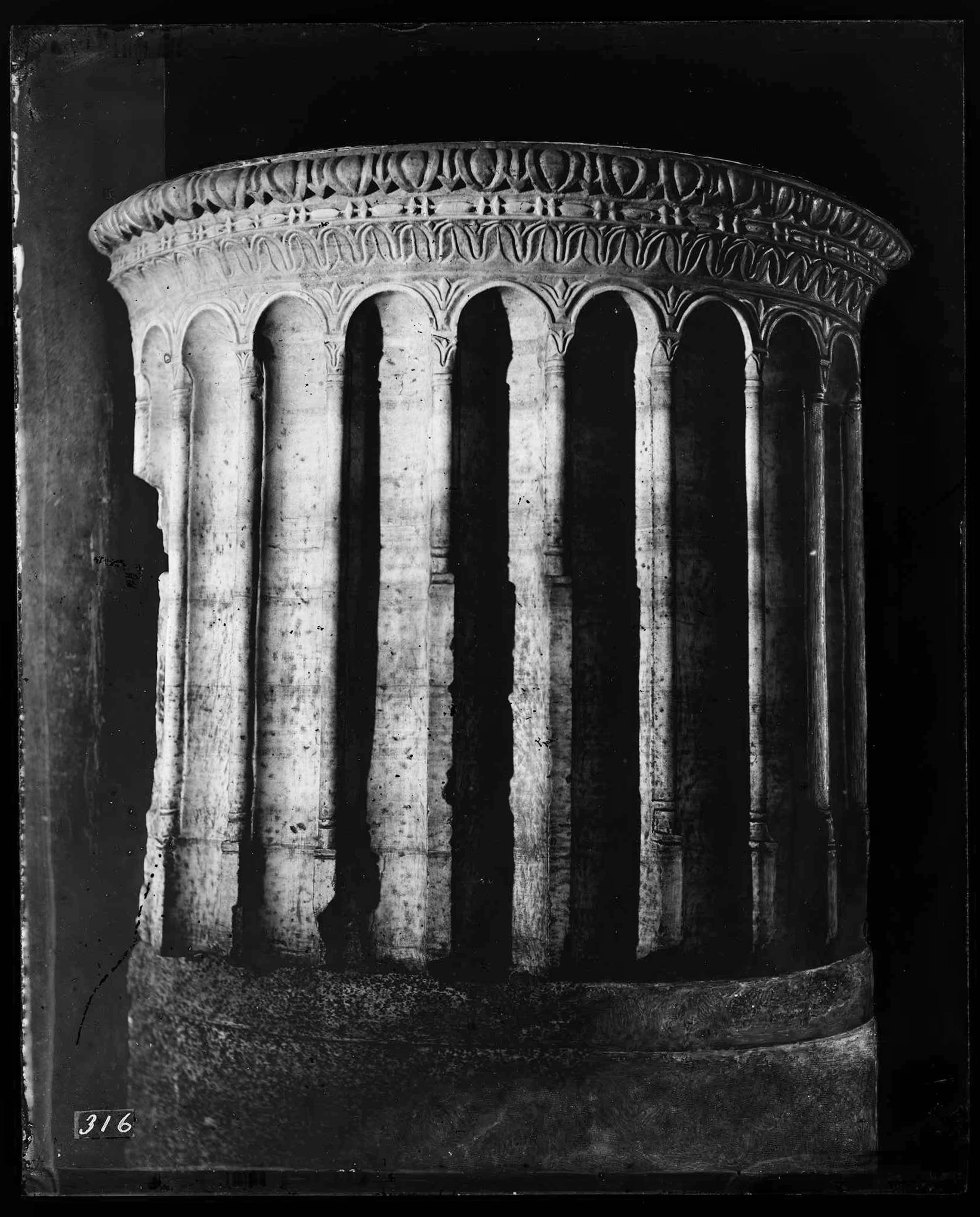 Italia - Emilia-Romagna - Ravenna - Basilica di Sant'Agata Maggiore (negativo) di Ricci, Luigi (XIX)