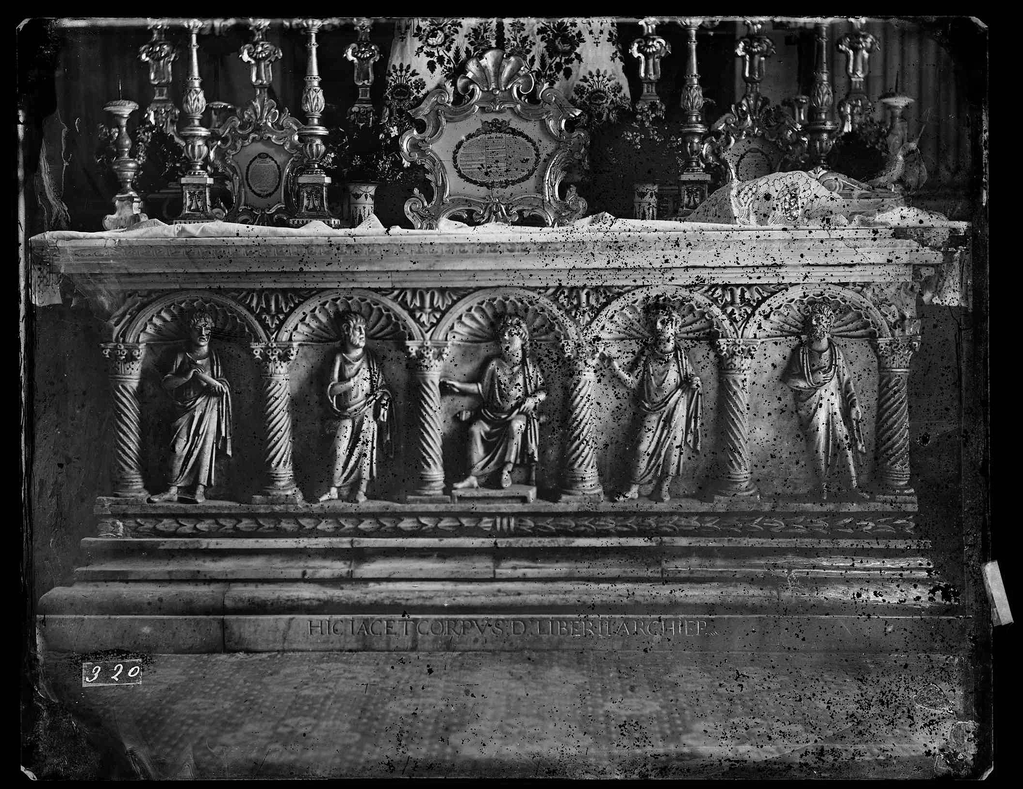 Italia - Emilia-Romagna - Ravenna - Basilica di San Francesco <già SS. Apostoli, poi San Pier Maggiore> (negativo) di Ricci, Luigi (XIX)