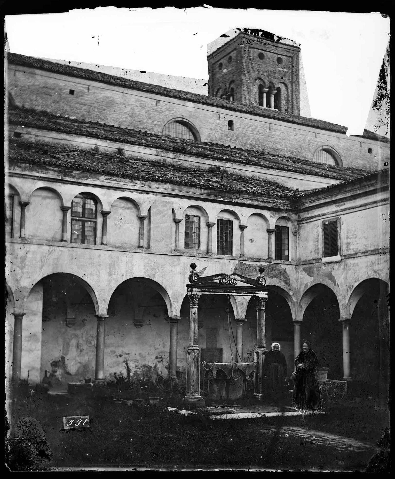 Italia - Emilia-Romagna - Ravenna - Basilica di San Francesco <già SS. Apostoli, poi San Pier Maggiore> (negativo) di Ricci, Luigi (XIX)