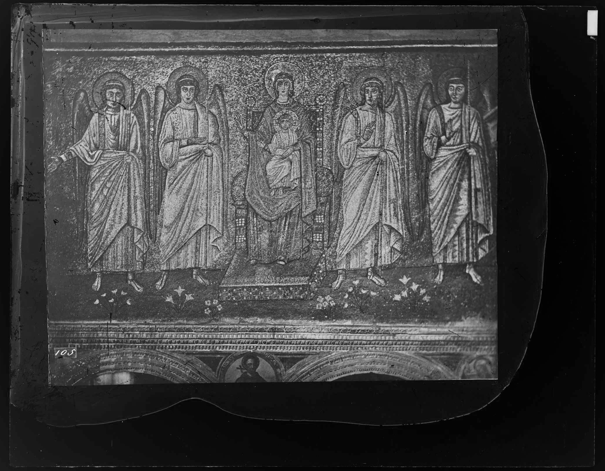 Arte paleocristiana - Mosaici - Maestranze ravennati - Maestranze orientali (negativo) di Ricci, Luigi (XIX)