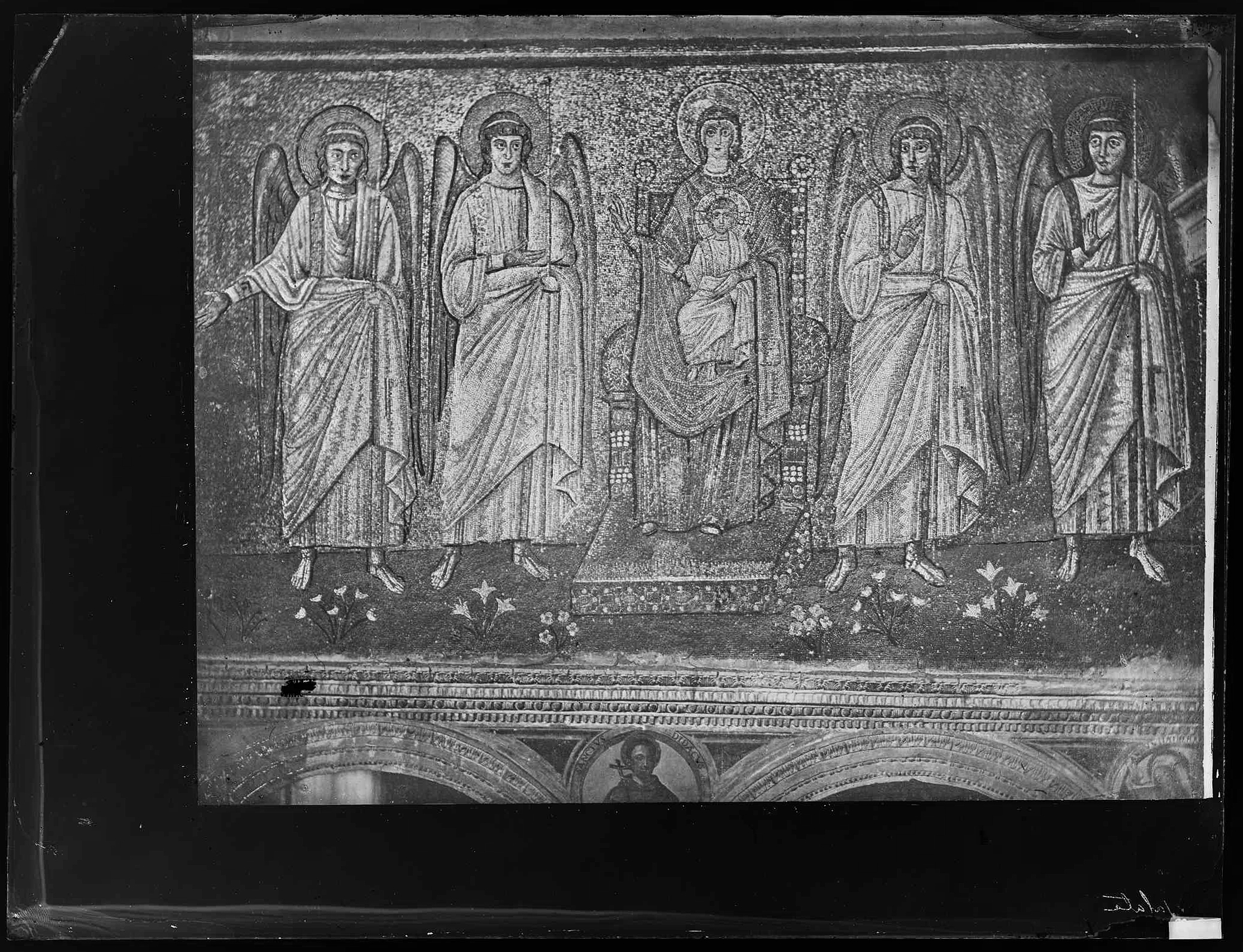 Arte paleocristiana - Mosaici - Maestranze ravennati - Maestranze orientali (negativo) di Ricci, Luigi (XIX)
