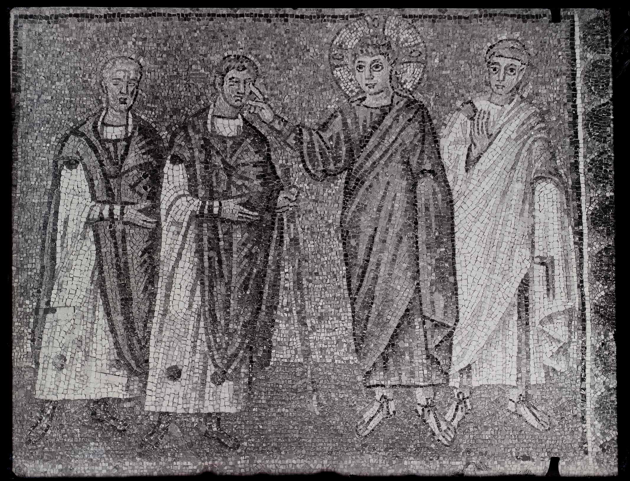 Arte paleocristiana - Mosaici - Maestranze ravennati - Maestranze orientali (negativo) di Ditta Luigi Ricci (studio) (XX)
