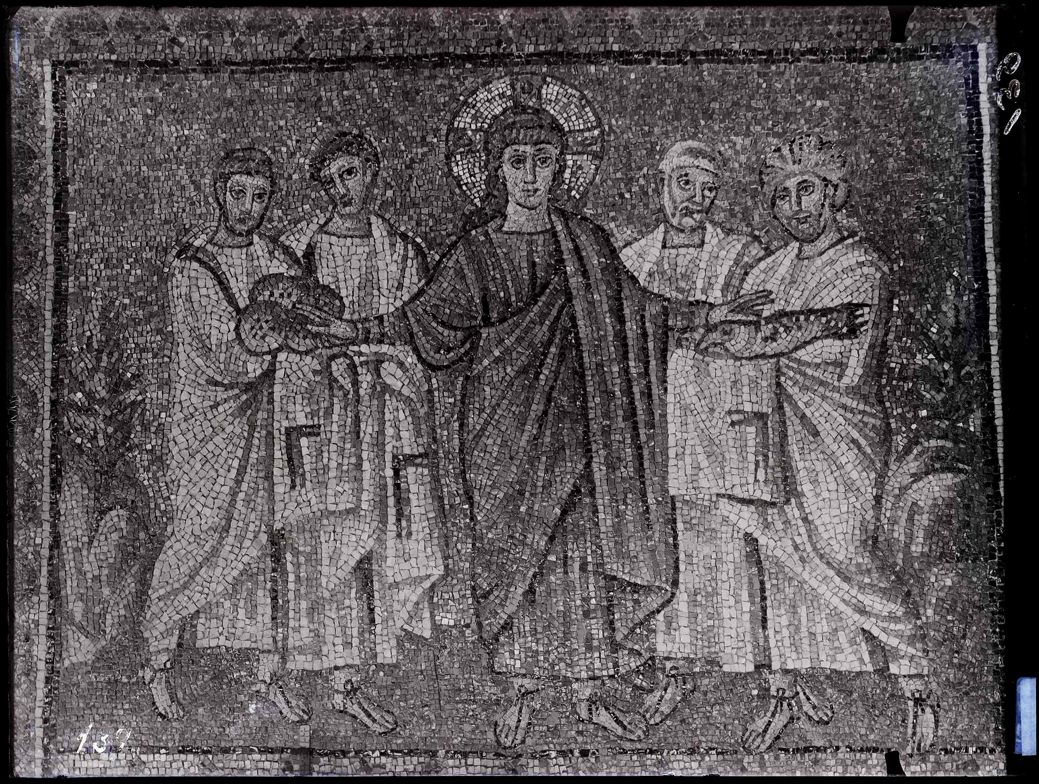 Arte paleocristiana - Mosaici - Maestranze ravennati - Maestranze orientali (negativo) di Ditta Luigi Ricci (studio) (XX)