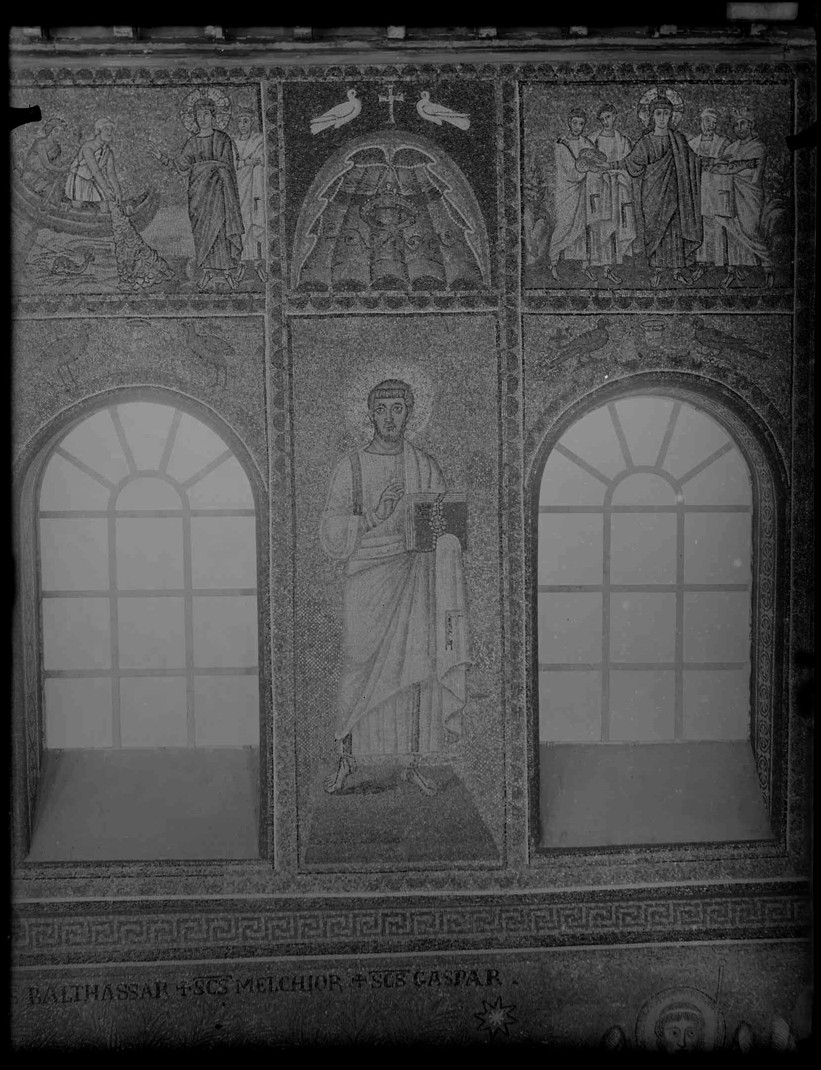 Arte paleocristiana - Mosaici - Maestranze ravennati - Maestranze orientali (negativo) di Ditta Luigi Ricci (studio) (XX)