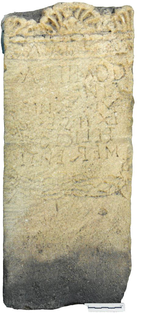 stele funeraria - ambito latino (sec. I d.C)