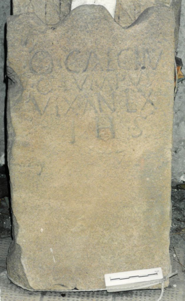 stele funeraria - ambito latino (sec. I d.C)