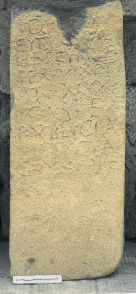 stele funeraria - ambito latino (sec. I d.C)