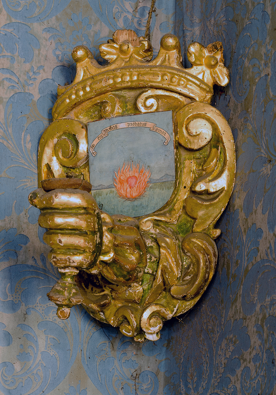 emblema araldico (applique - a scudo, coppia) - ambito piemontese (prima metà sec. XVII)