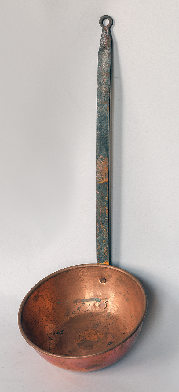 mestolo, opera isolata - ambito piemontese (ultimo quarto sec. XIX)