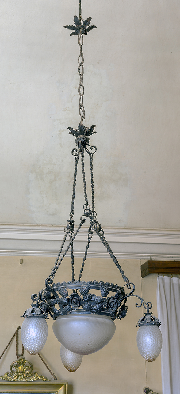 lampadario, opera isolata - ambito piemontese (fine/ inizio secc. XIX-XX)