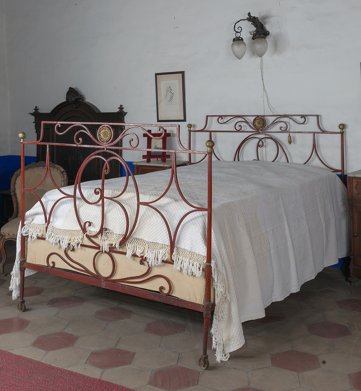 letto, opera isolata - ambito piemontese (prima metà sec. XIX)