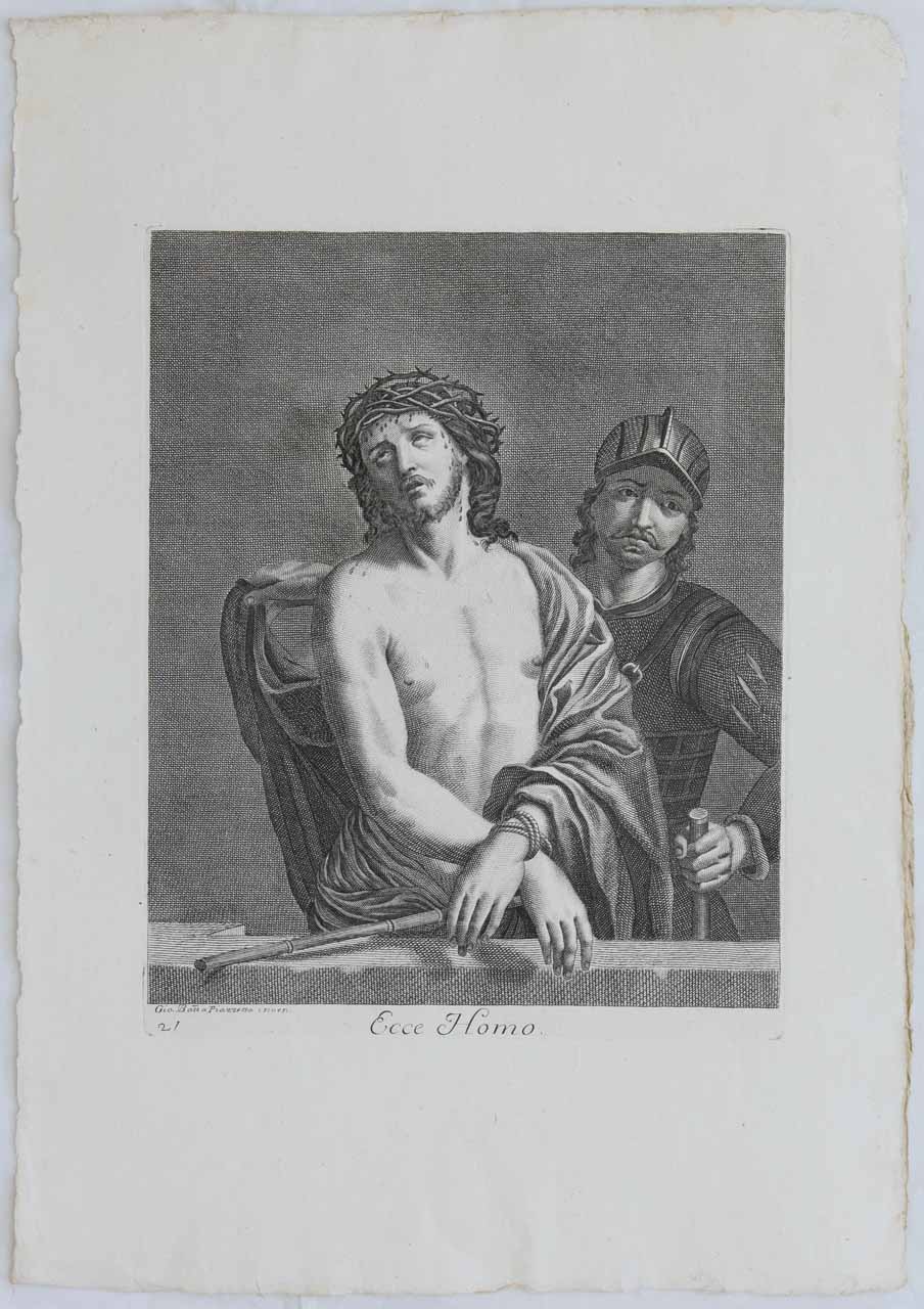Ecce Homo (stampa, serie) di Cavalli Niccolò, Piazzetta Giovanni Battista - ambito veneziano (sec. XVIII)