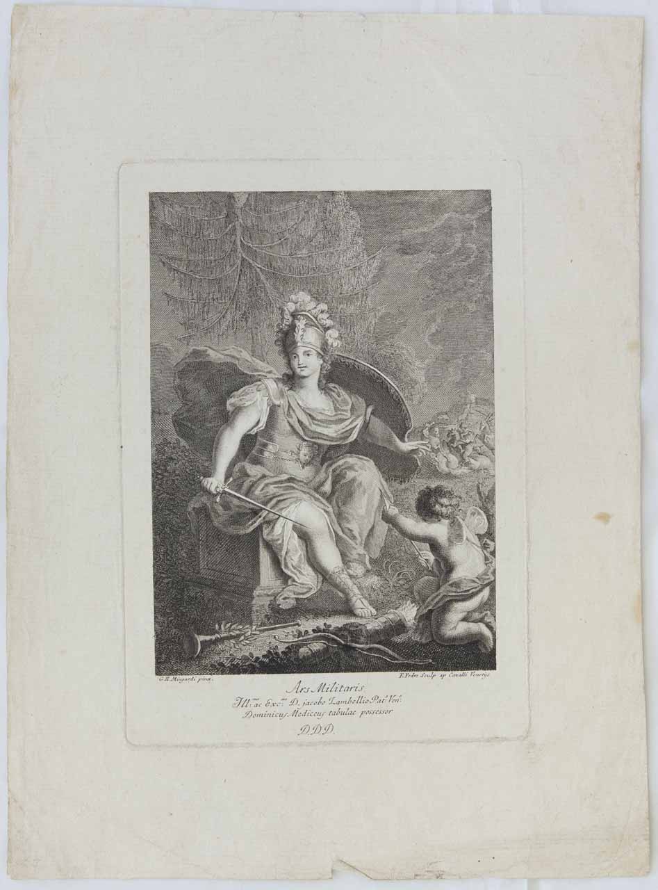 Arte militare (stampa) di Del Pedro Francesco, Mengardi Giovanni Battista - ambito veneziano (sec. XVIII)