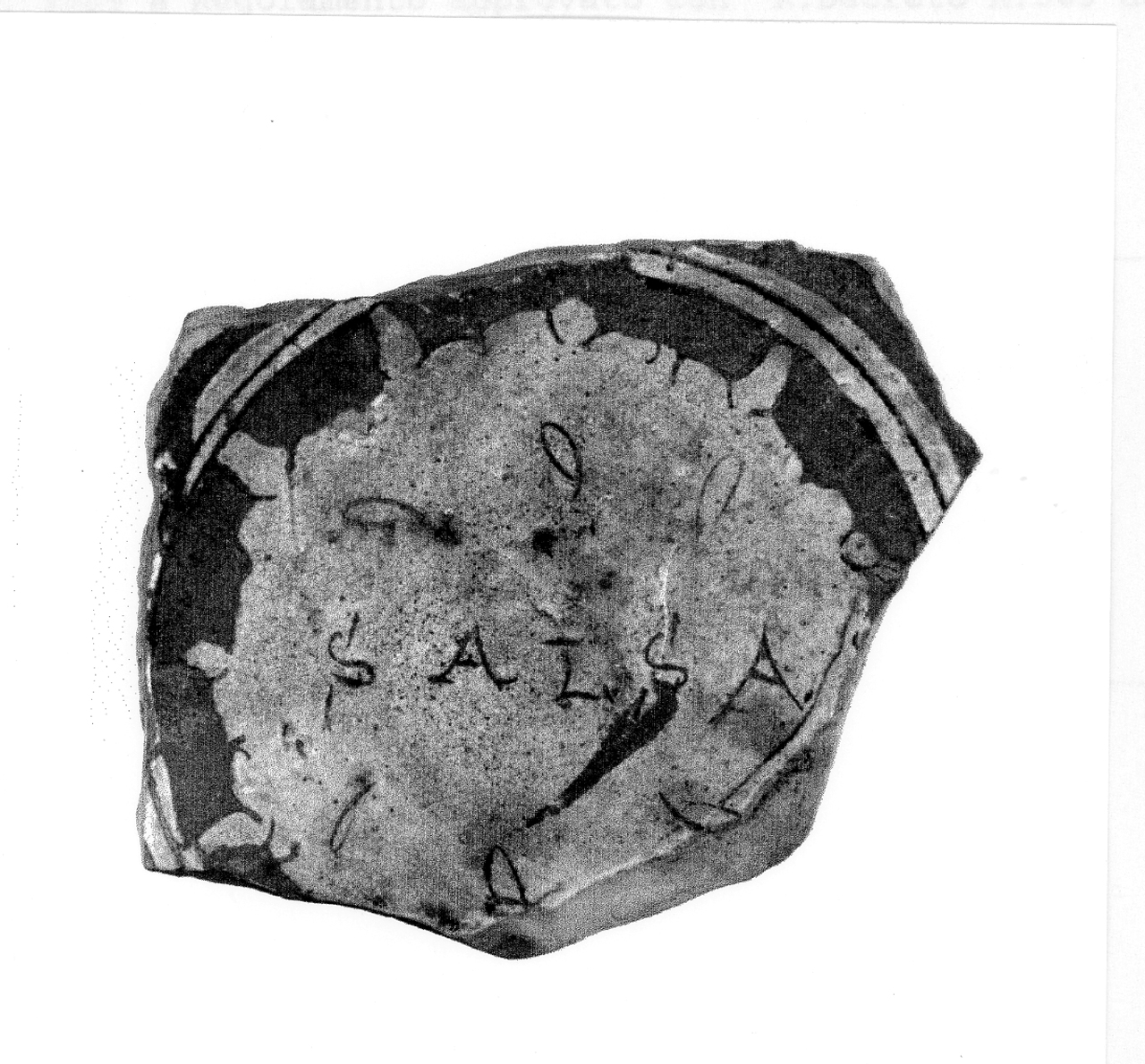 piatto/ fondo - manifattura veneta (seconda metà sec. XVI d.C)