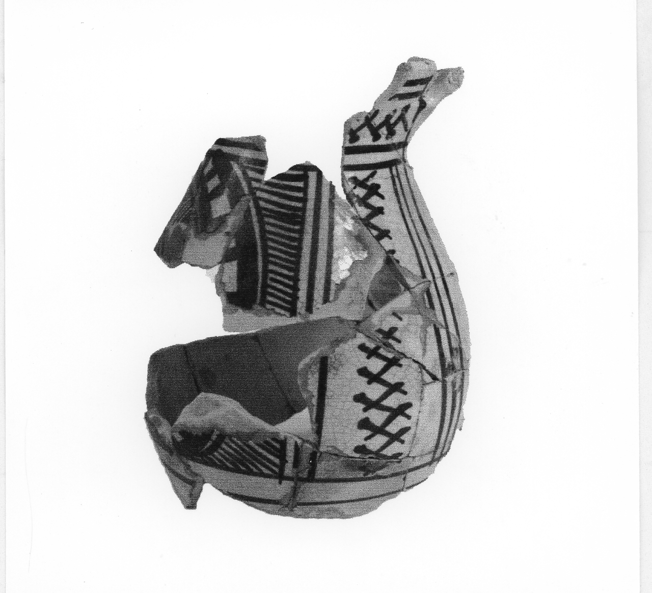 boccale - manifattura romagnola ? (prima metà sec. XVI d.C)