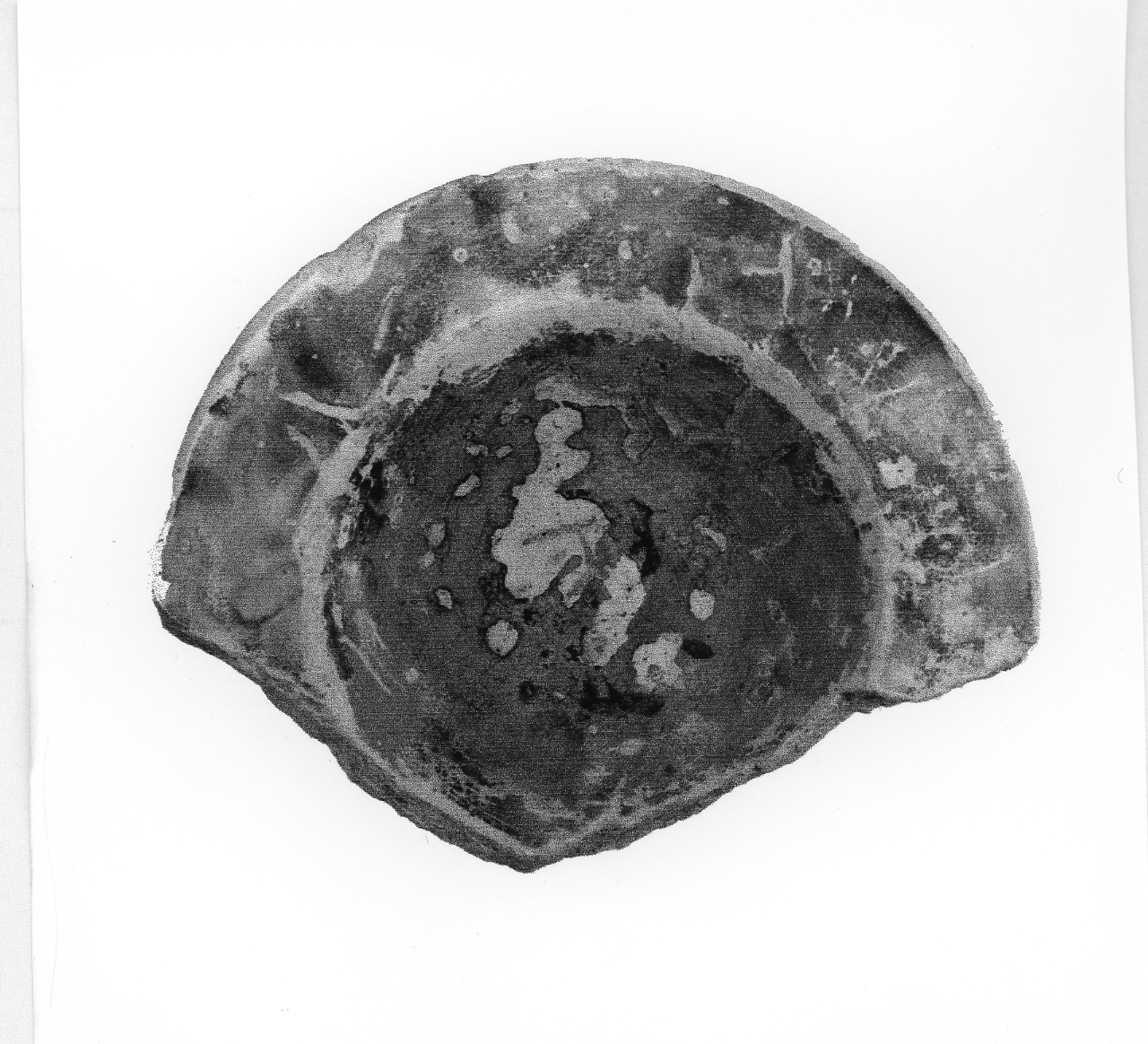 piattello - manifattura valenzana (secc. XIV/XV)