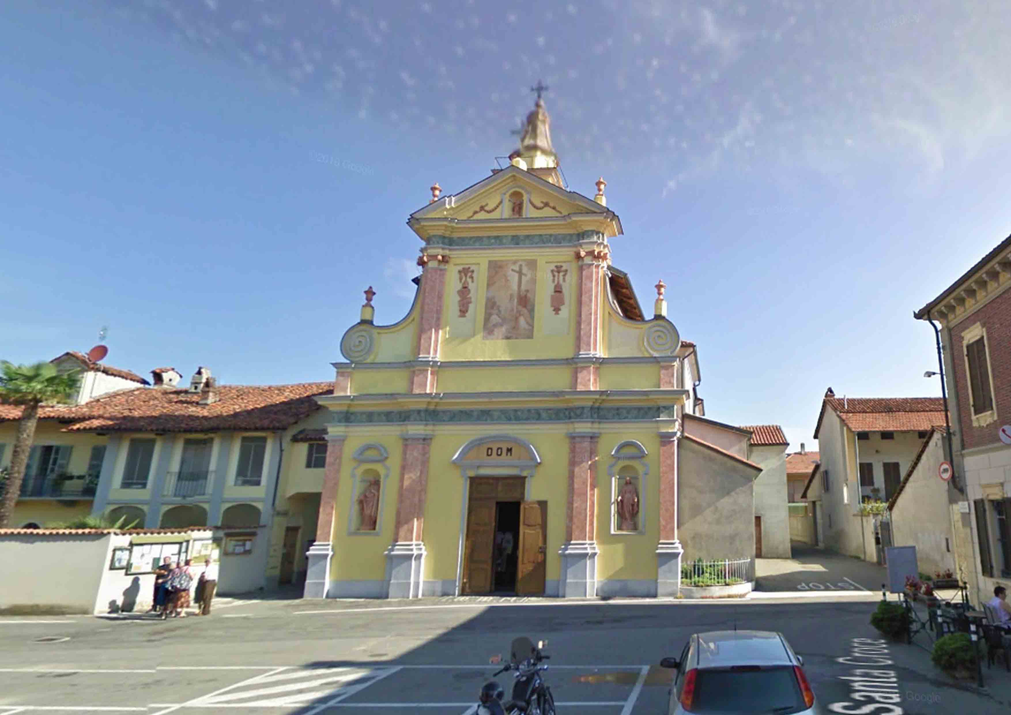 Chiesa di S. Croce (chiesa, parrocchiale) - Caluso (TO)  (XVIII, ultimo quarto)