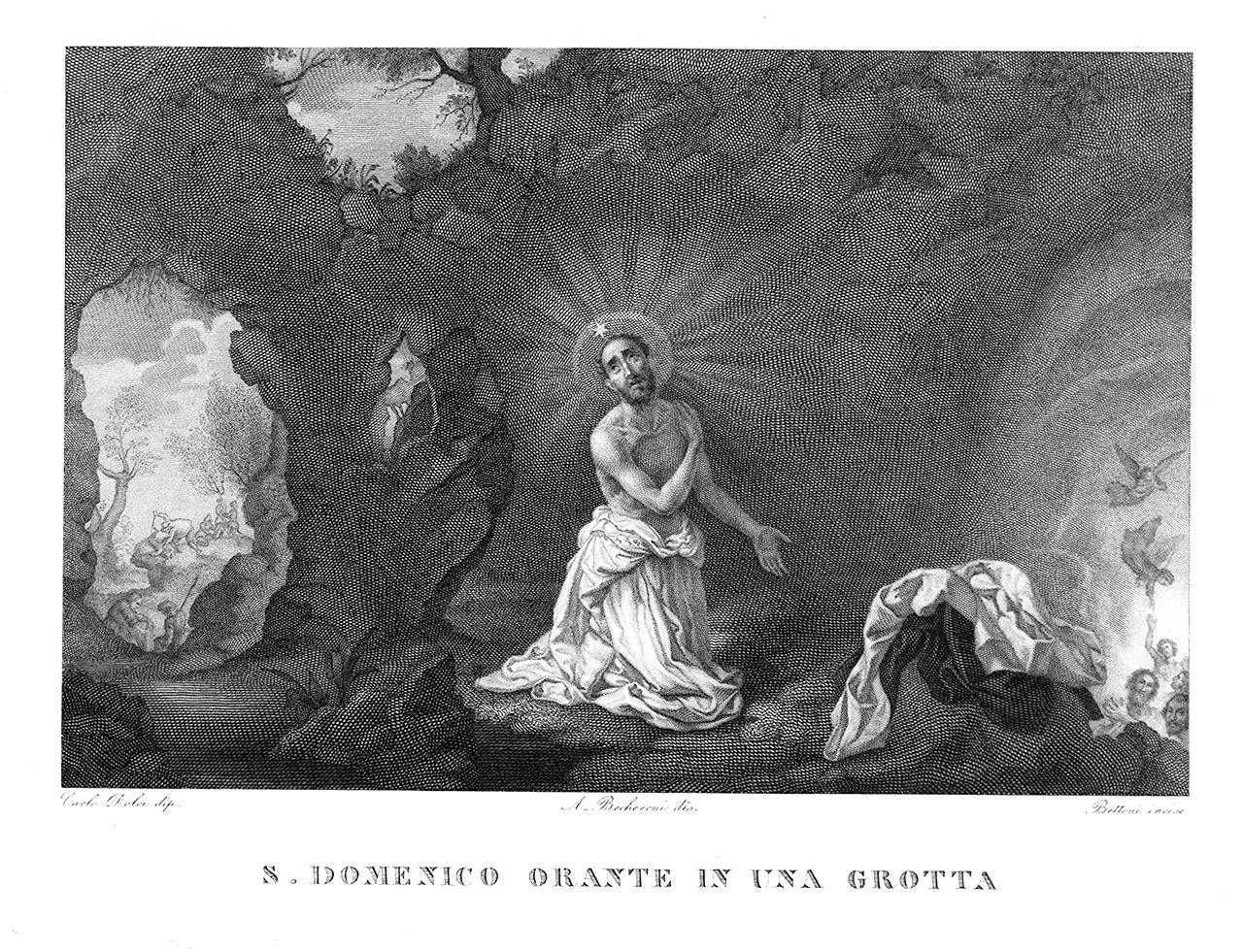 San Domenico (stampa) di Dolci Carlo, Becheroni Achille, Bettoni (sec. XIX)