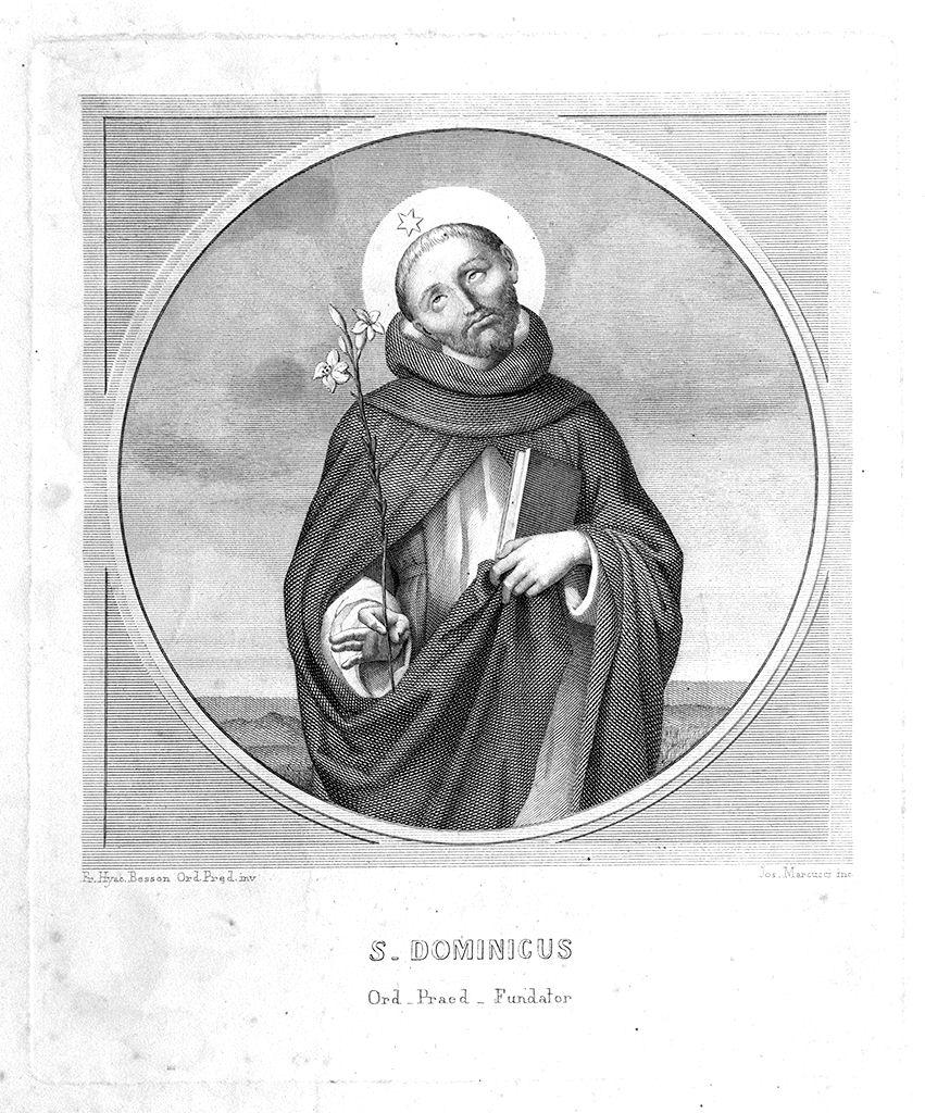 San Domenico (stampa) di Besson Charles Jean Baptiste, Marcucci Giuseppe (sec. XIX)