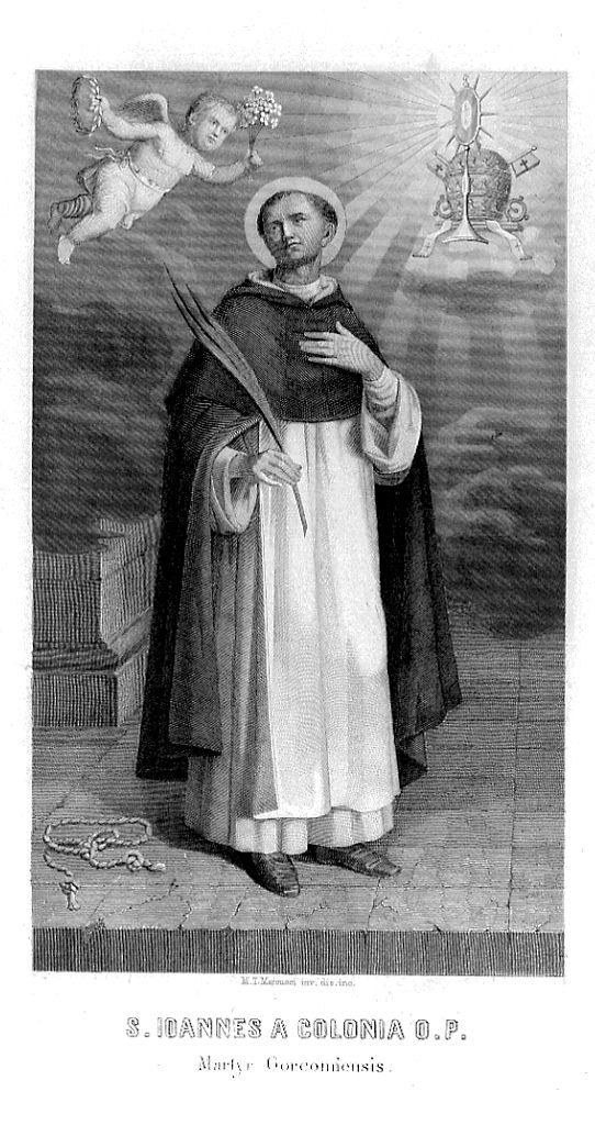 San Giovanni da Colonia (stampa) di Marcucci Marco Tullio (sec. XIX)