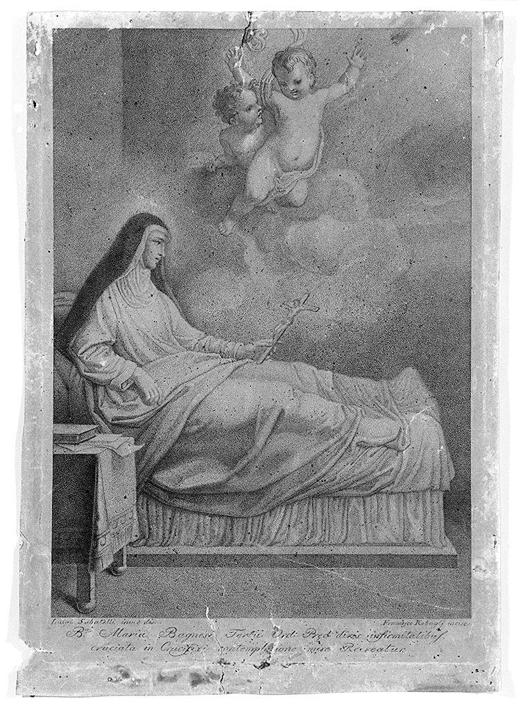 beata Maria Bartolomei Bagnesi (stampa) di Rebagli Francesco, Sabatelli Luigi (sec. XIX)