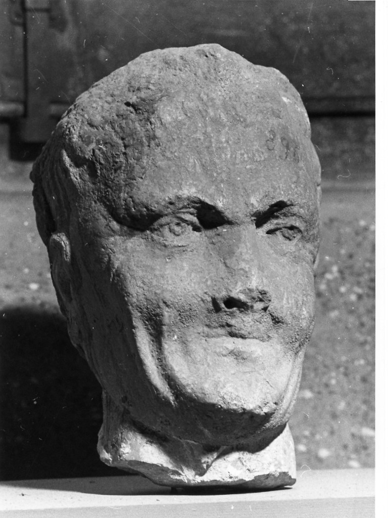 testa ritratto maschile (secc. XVII-XVIII)