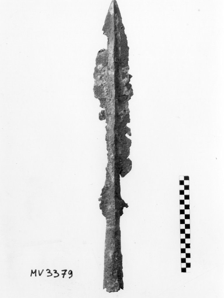 punta di lancia - ambito medievale (sec. XI)