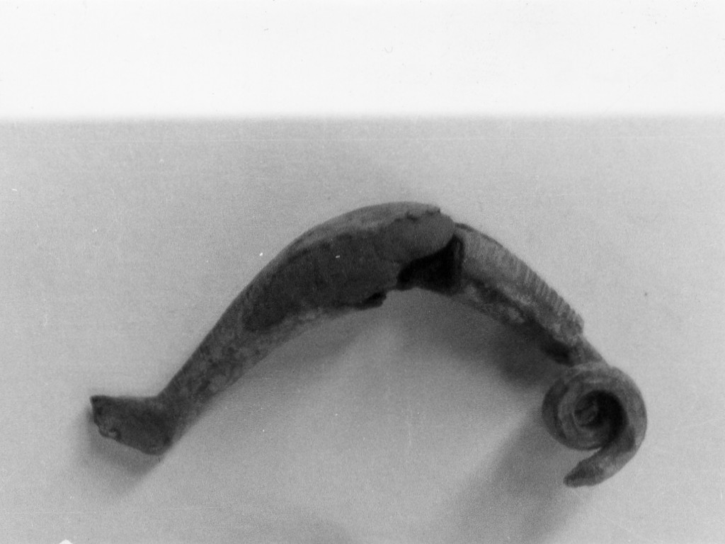 fibula a sanguisuga - Cultura di Golasecca IC- Età del Ferro (sec. VII a.C)