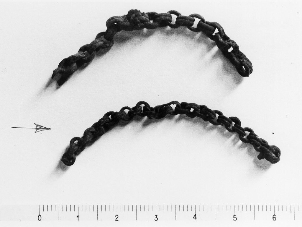 catenella/ frammento - Cultura di Golasecca IC- Età del Ferro (sec. VII a.C)