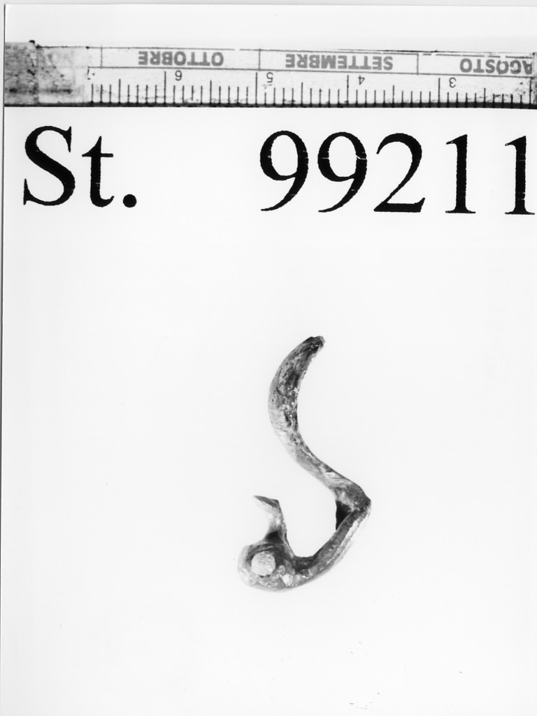 fibula ad arco, Vogelkopffibel - ambito golasecchiano (sec. V a.C)