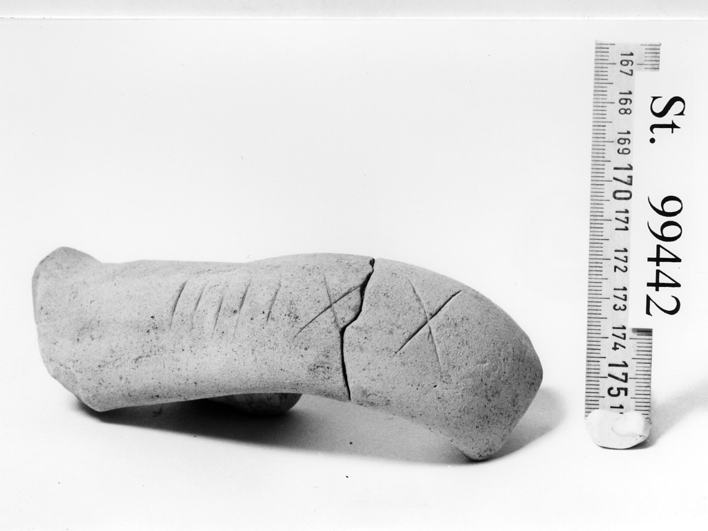 anfora/ ansa, Koehler, tipo corinzio B - produzione corinzia (seconda metà sec. V a.C)