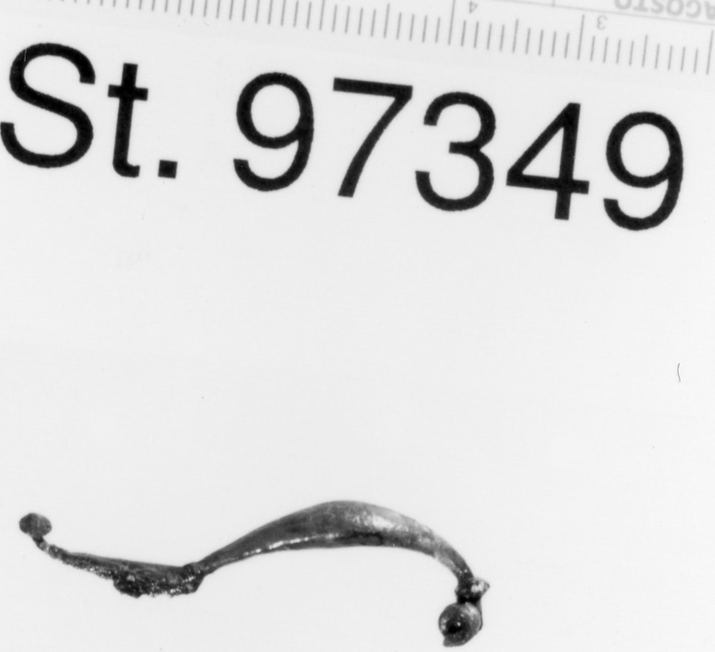 fibula, Terzan 1977, tipo A fig. 6c, tipo Certosa - produzione etrusco-padana-(Bologna ?) (seconda metà sec. V a.C)