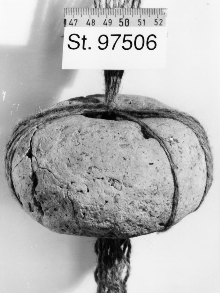 peso da telaio, Vay 1986, tipo A - produzione etrusco-padana (sec. V a.C)