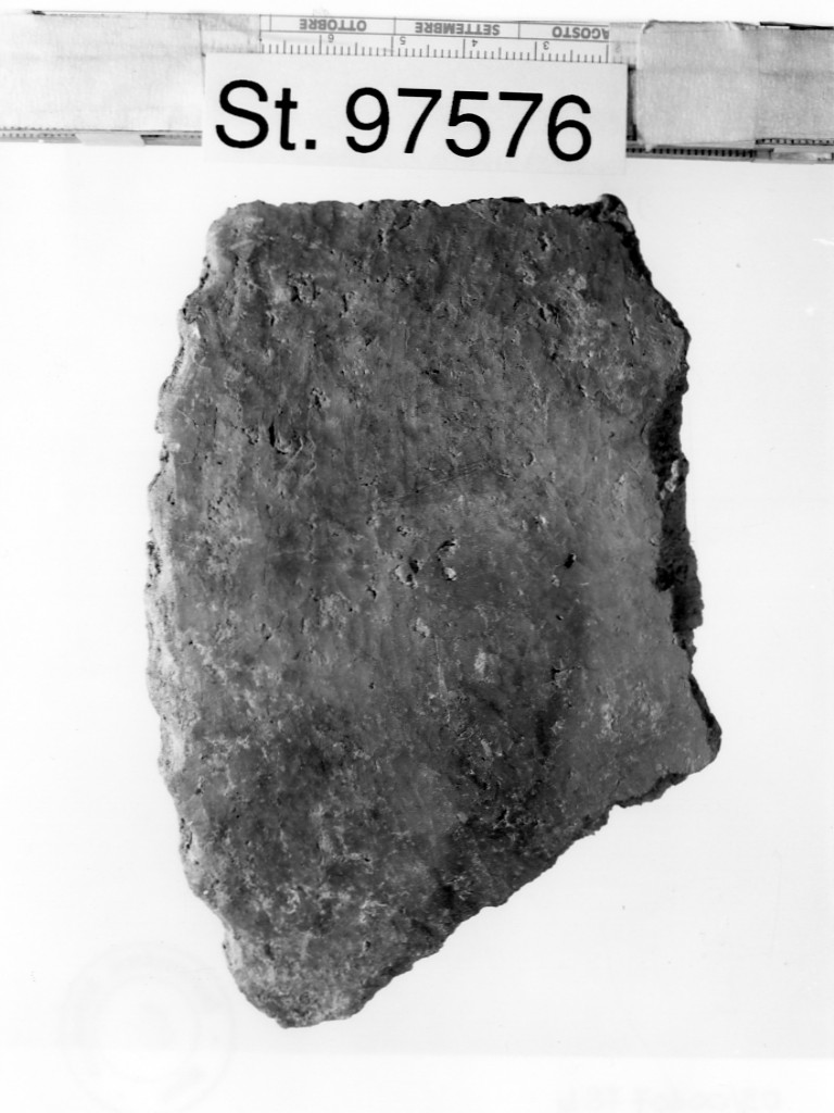 ciotola/ frammento - ambito paleoveneto (seconda metà secc. VIII-VII a.C)