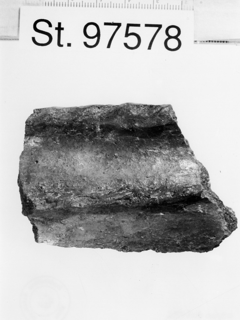 ciotola/ frammento - ambito paleoveneto (seconda metà secc. VIII-VII a.C)