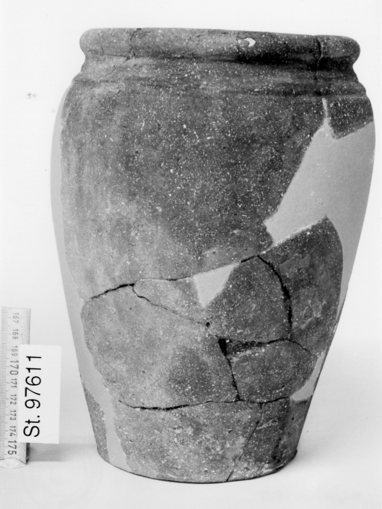 olla, Casini-Frontini 1986, tipo A1 - produzione etrusco-padana (sec. V a.C)