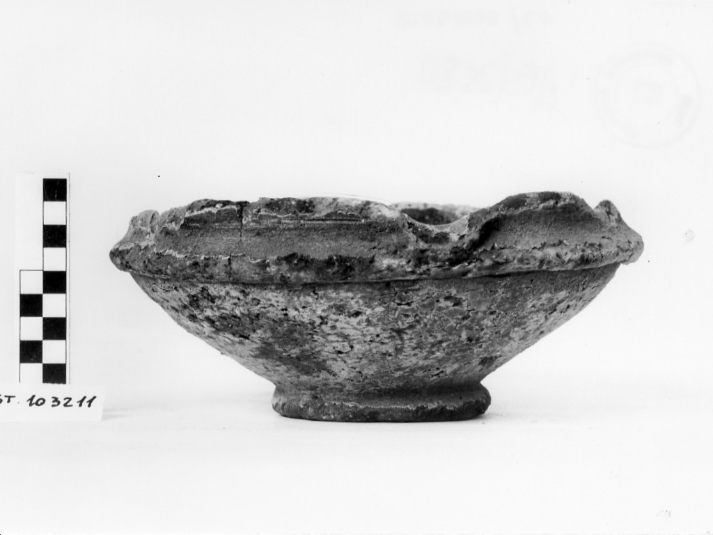 mortaio - ambito romano imperiale (prima metà sec. I d.C)