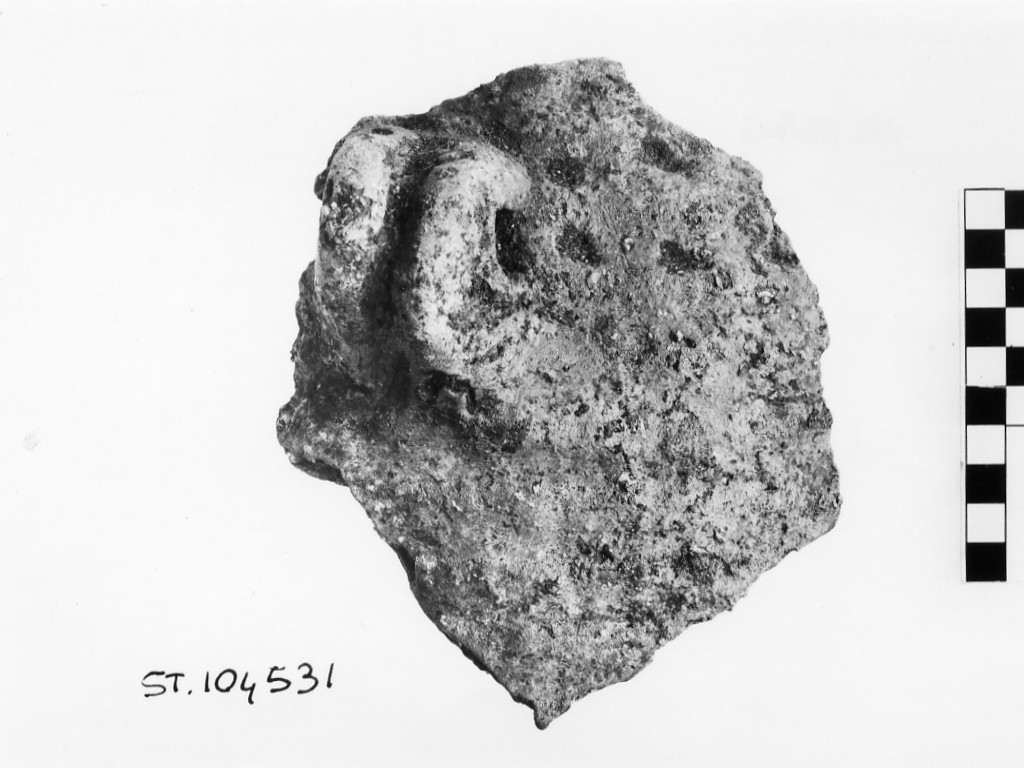 oggetto in ceramica non identificabile/ frammento - Cultura Proto-Lagozza (Neolitico Medio-Superiore)