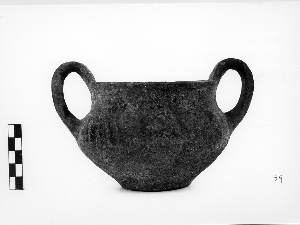 kantharos - ambito etrusco (fine/ inizio secc. VII-VI a.C)