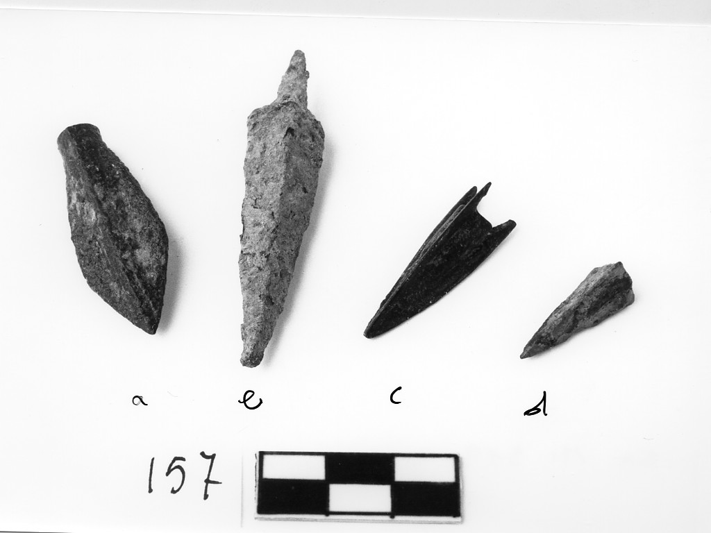 punta di pilum - ambito romano imperiale (sec. I d.C)