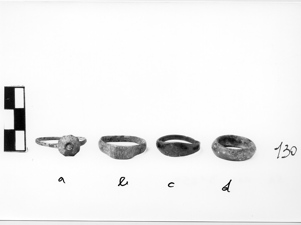 anello - ambito romano imperiale (terzo quarto sec. I d.C)