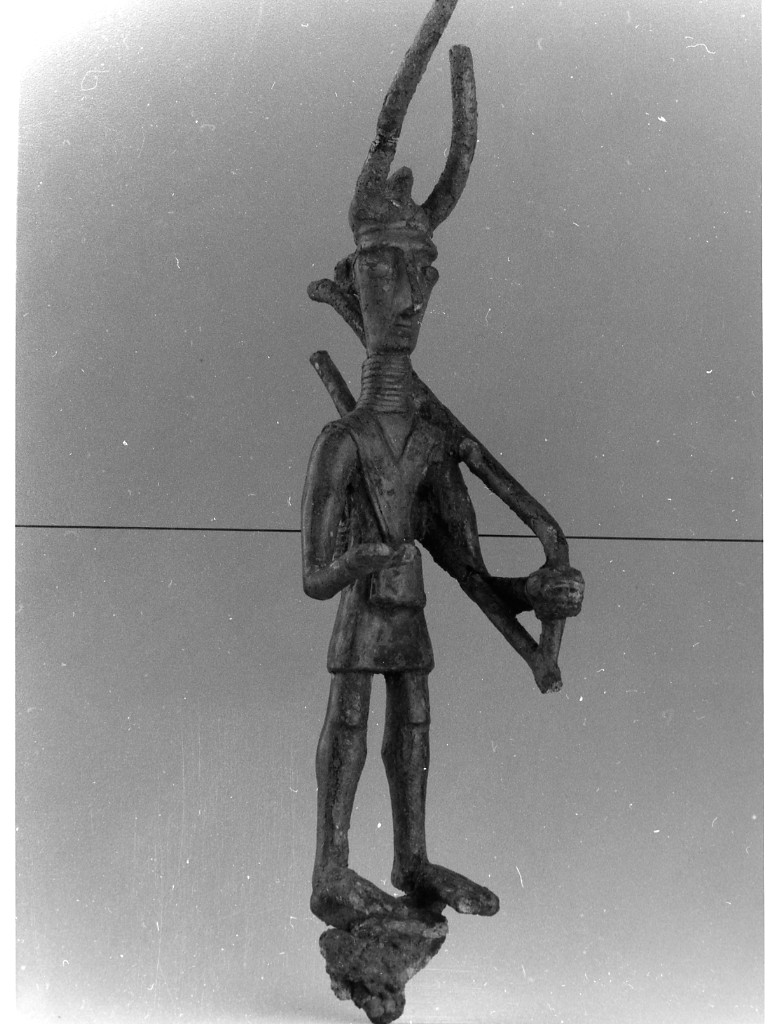 arciere orante (statuetta) - ambito sardo (fine/ inizio secc. VIII-VII a.C)