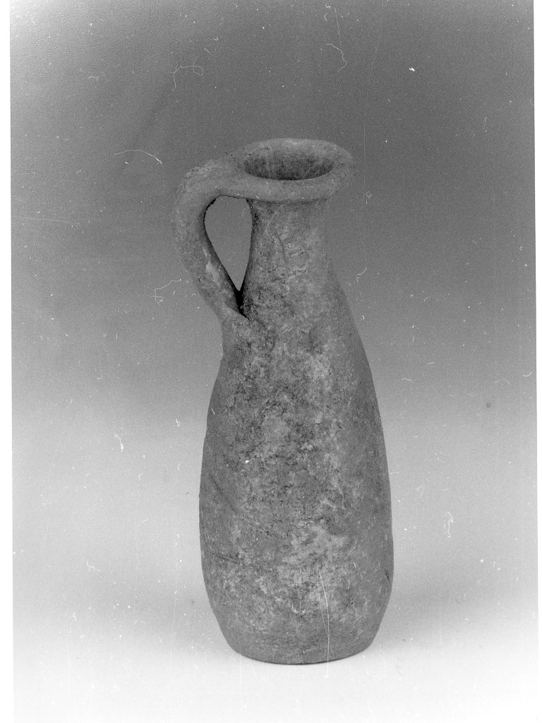 olpe a bocca rotonda - ambito punico (fine/ inizio secc. IV-III a.C)